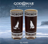 Official God of War Ragnarok Glasses (300ml)