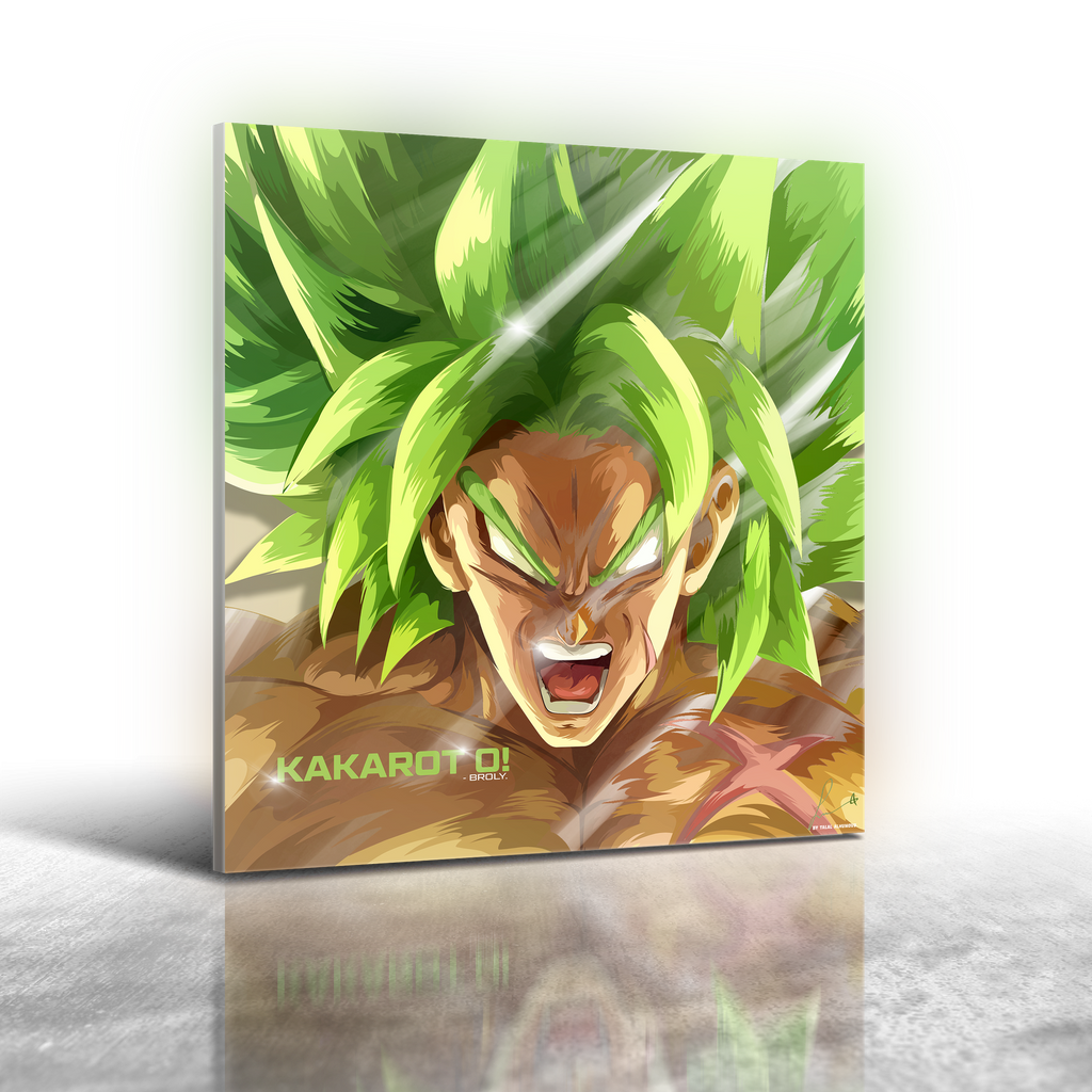 Anime Dragon Ball - Broly Frameless Art Painting (30x30cm)