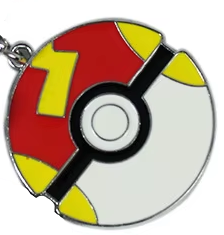 Anime Pokemon Pokeball Metal Keychain