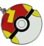 Anime Pokemon Pokeball Metal Keychain