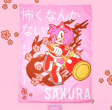 Official Sonic the Hedgehog: Sakura Amy Picnic Blanket / Beach Towel