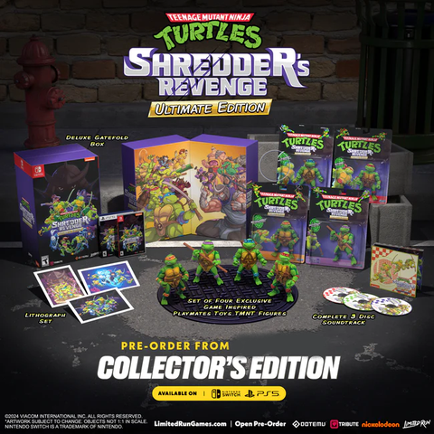 [Pre-Order] Teenage Mutant Ninja Turtles: Shredder's Revenge Ultimate Edition Collector's Edition R1