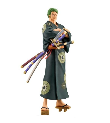 Anime One Piece Roronoa Zoro Figure - (17cm)