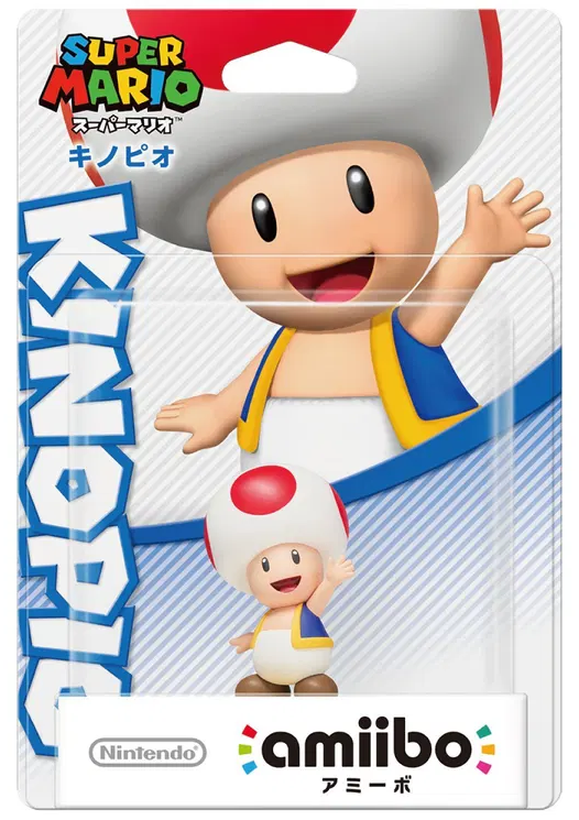 Amiibo Super Mario Kinopio Toad