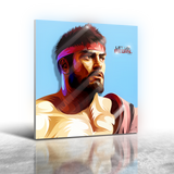 Street Fighter 6 - Ryu Frameless Art Painting (30x30cm)