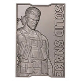 Official Metal Gear Solid Snake Limited Edition Metal Ingot
