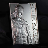 Official Metal Gear Solid Snake Limited Edition Metal Ingot