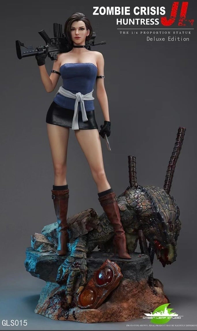 Green Leaf Studio Resident Evil Jill Valentine 1/4 Scale Resin Ex Version Statue (Second Hand - No Box)