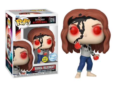 Funko Pop Marvel Doctor Strange - Wanda Maximoff (Special Edition , Glows In The Dark)