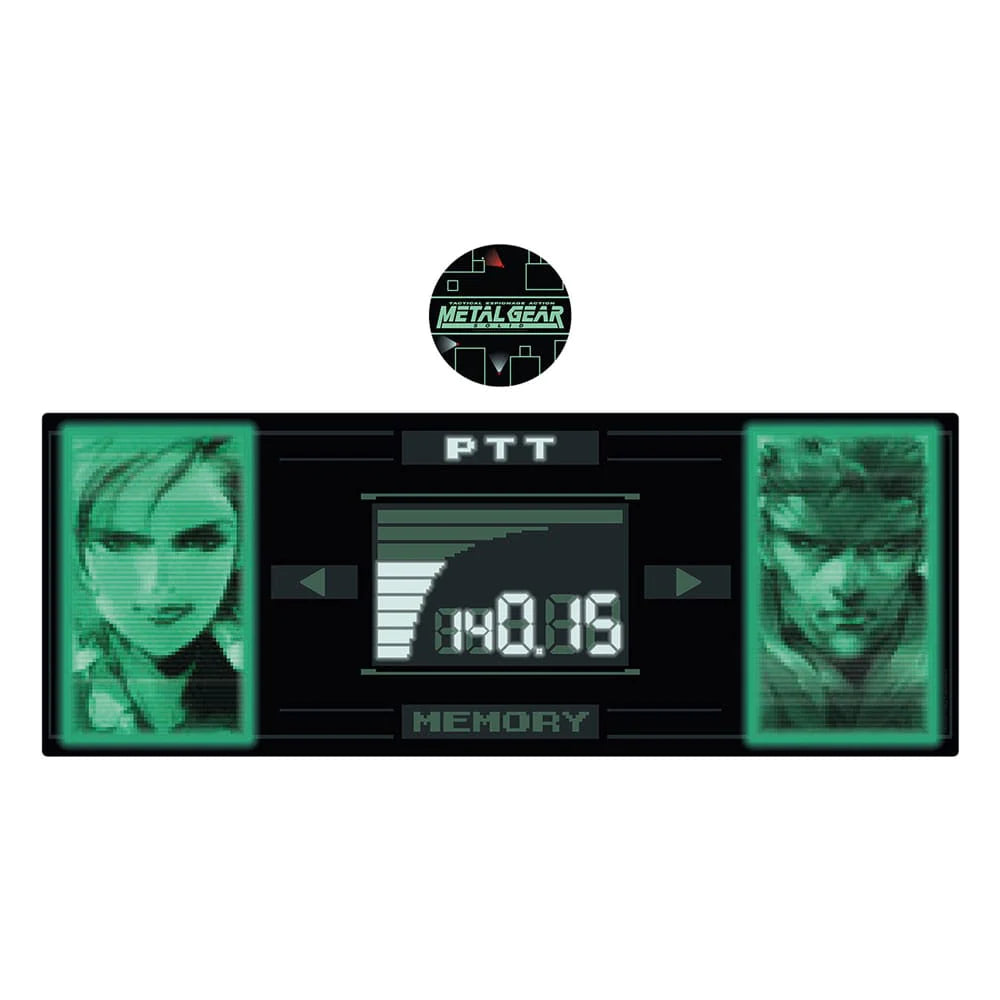 Official Metal Gear Solid XL Desk Pad & Coaster Set Solid Snake X Raiden Limited Edition (80x30cm)