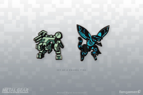 Metal Gear Solid REX & RAY Enamel Pin Set of 2