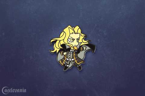 Official Castlevania Chibi Alucard Pin