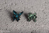 Official Metal Gear Solid REX & RAY Enamel Pin Set of 2