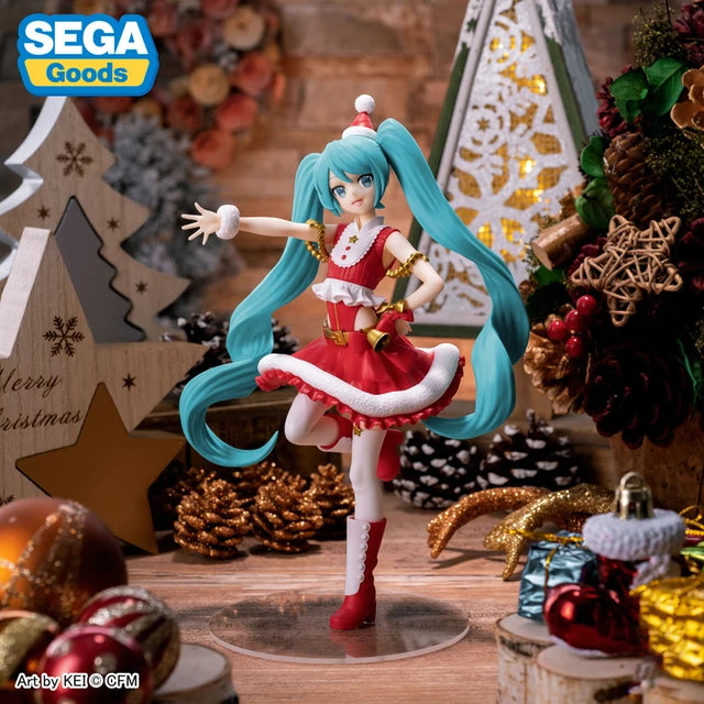 Anime Hatsune Miku Christmas Luminasta Figure - (20cm)