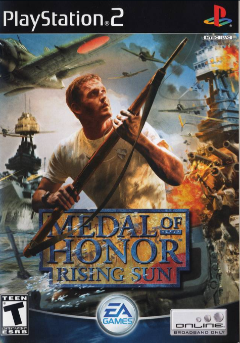 [PS2] Medal of Honor Rising Sun R1 (Used & Without Box)