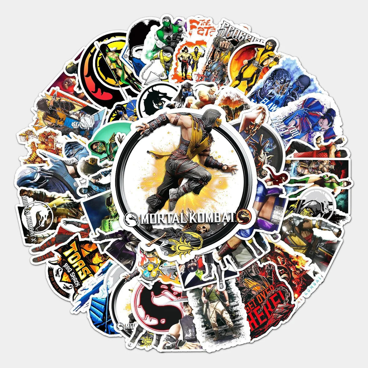 Mortal Kombat Stickers (50pcs)