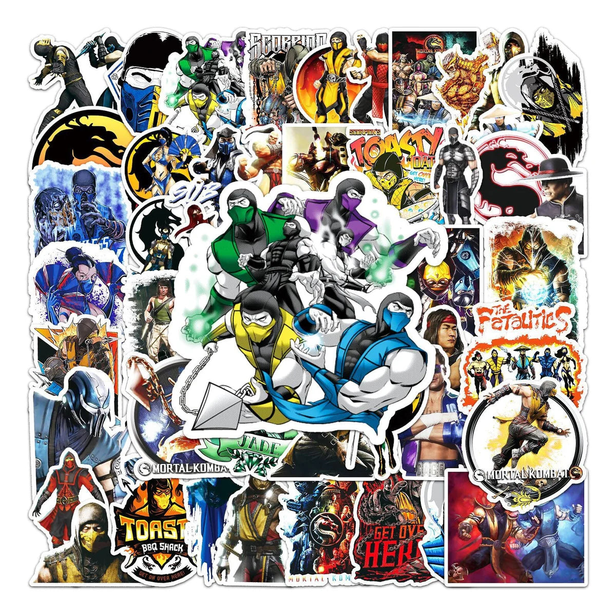 Mortal Kombat Stickers (50pcs)