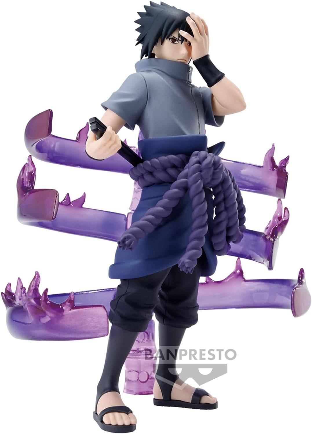 Banpresto Anime Naruto Shippuden  Uchiha Sasuke Figure -(13cm)
