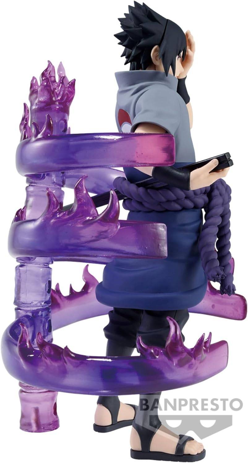 Banpresto Anime Naruto Shippuden  Uchiha Sasuke Figure -(13cm)
