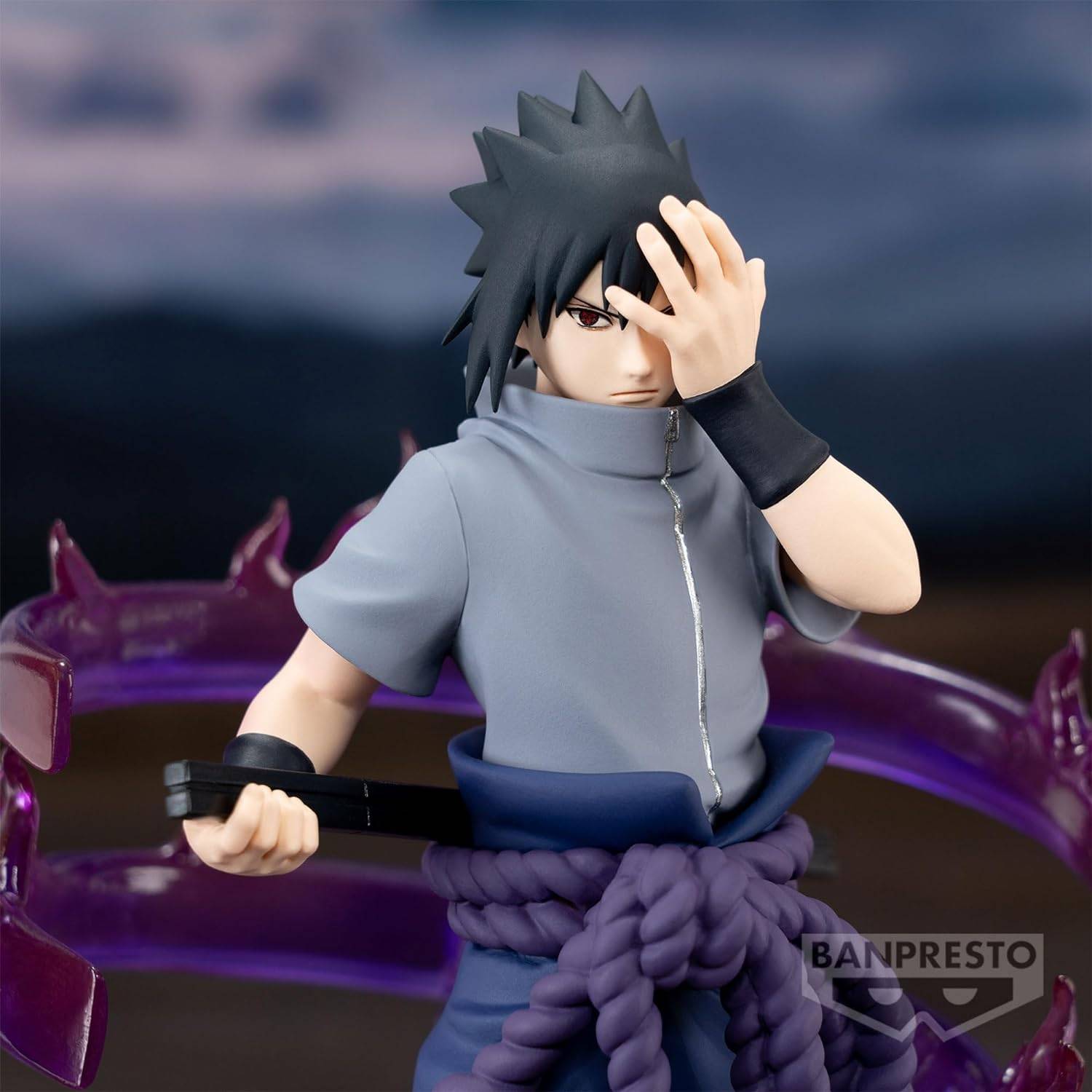 Banpresto Anime Naruto Shippuden  Uchiha Sasuke Figure -(13cm)