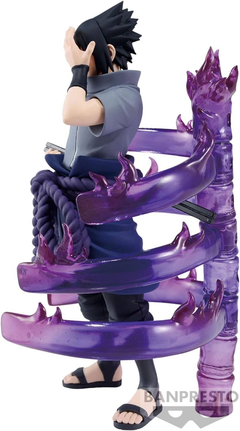 Banpresto Anime Naruto Shippuden  Uchiha Sasuke Figure -(13cm)