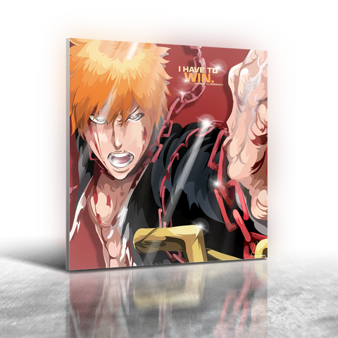 Anime Bleach - Ichigo Kurosaki Ver 1 Frameless Art Painting (30x30cm)