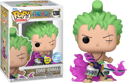 Funko Pop Anime One Piece Zoro (Special Edition + Glows in the Dark)