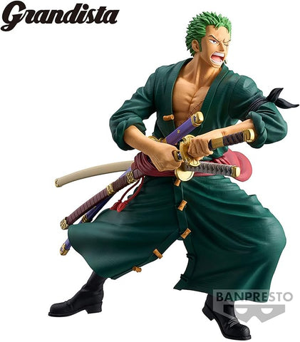 Anime One Piece Roronoa Zoro Grandista Figure - (22cm)