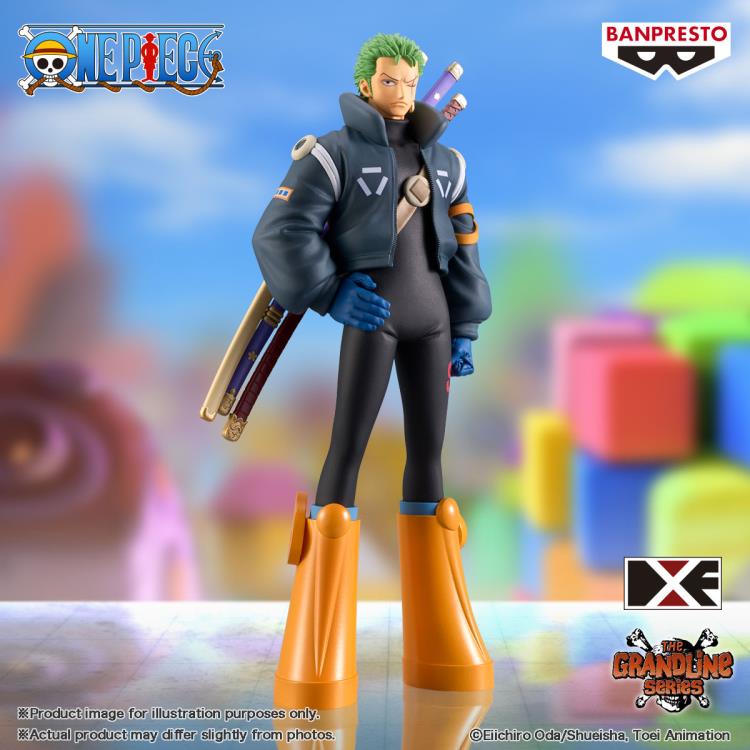 Anime One Piece DXF The Grandline Series Egghead Roronoa Zoro Figure (17cm)