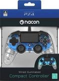 [PS4] Nacon Wired Compact Controller Crystal Blue