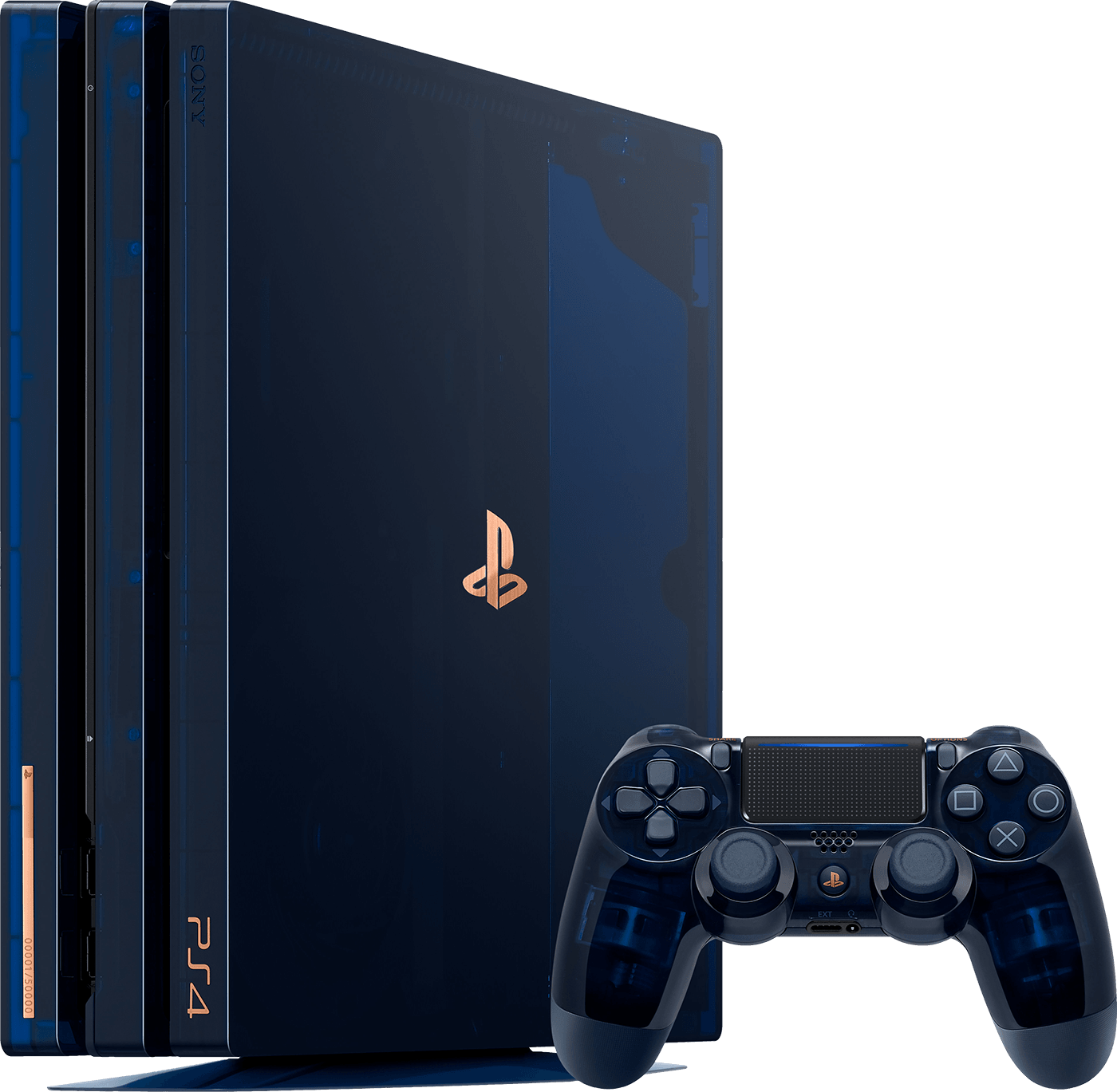 PlayStation 4 Pro 2TB Console - Limited Translucent Blue 500 Million Edition (New & Sealed)