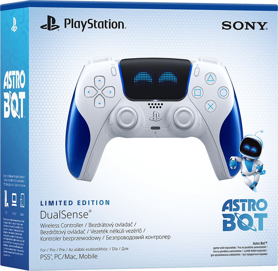 PlayStation 5 DualSense Controller - Astro Bot Joyful Limited Edition