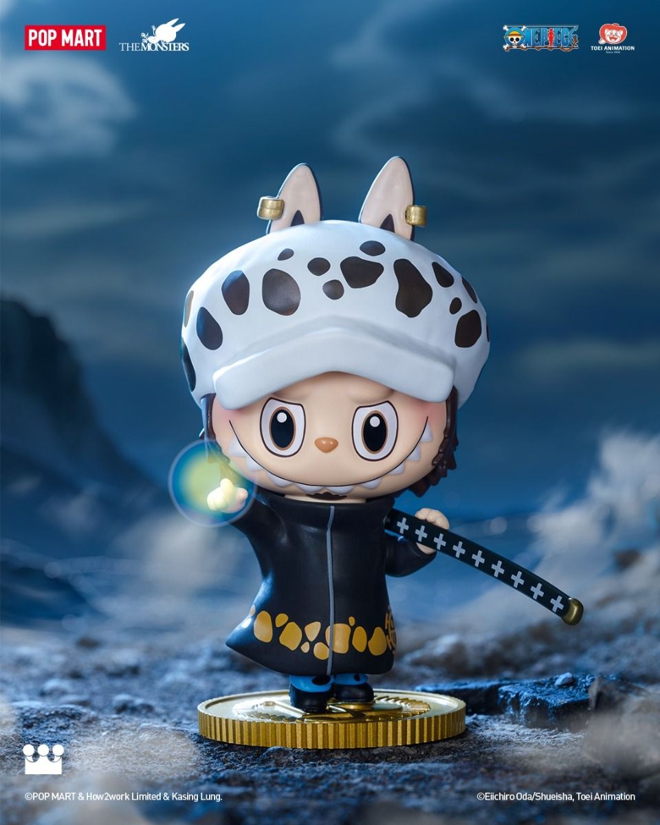 Official Pop Mart Blind Box - The Monster Labubu X One Piece Series (1pcs)