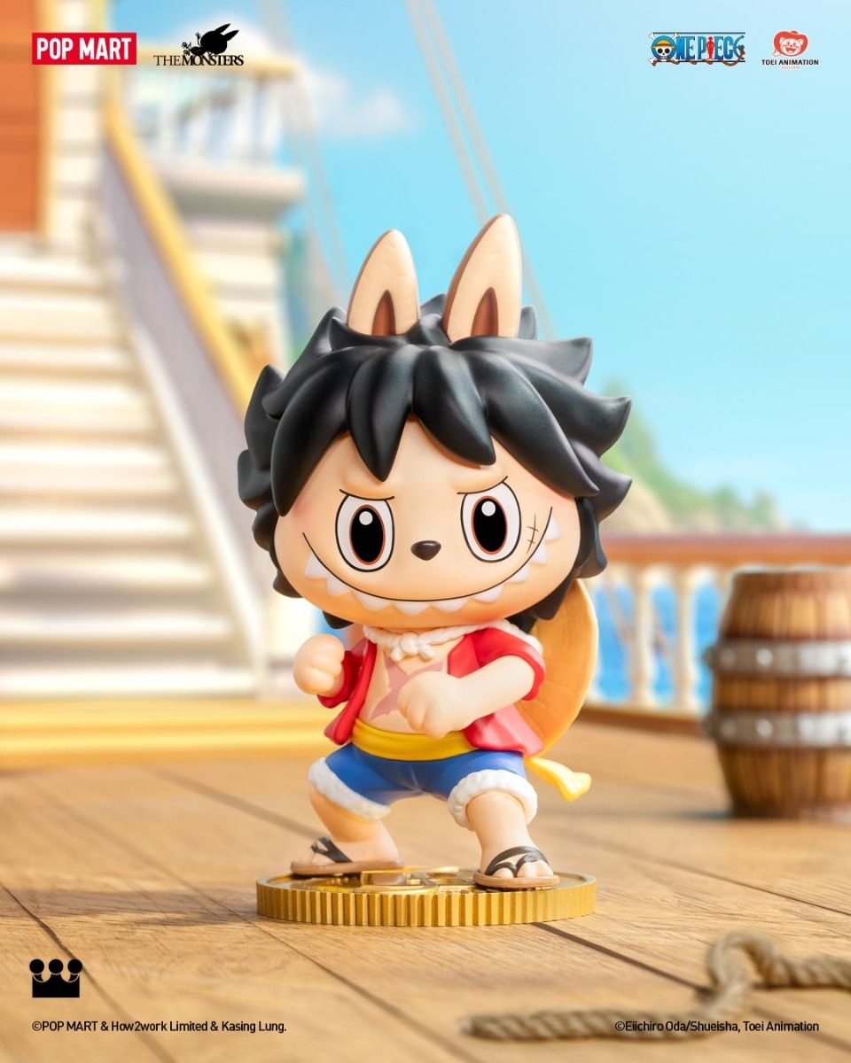 Official Pop Mart Blind Box - The Monster Labubu X One Piece Series (1pcs)