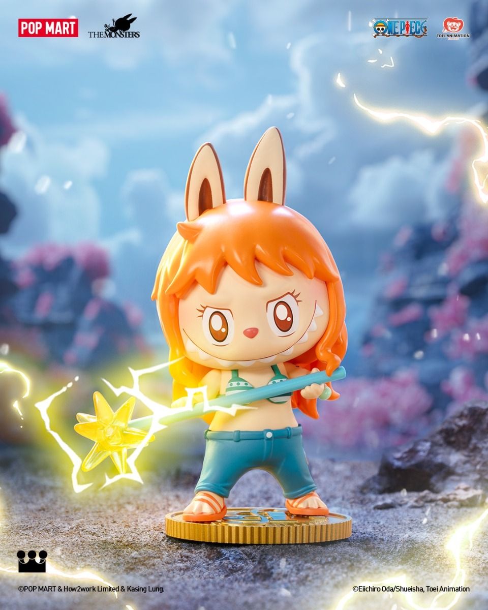 Official Pop Mart Blind Box - The Monster Labubu X One Piece Series (1pcs)