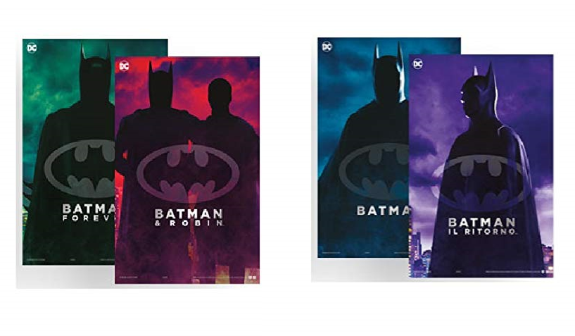 DC Comics Batman 4pcs Poster Set
