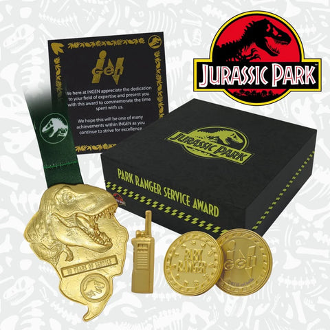 Jurassic Park Ranger Service Award