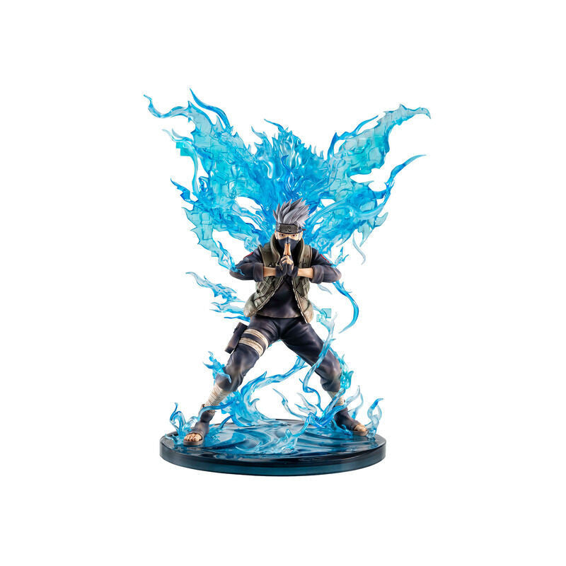 Anime Naruto Kakashi Hatake Figure By MegaHouse Studio  (28cm)