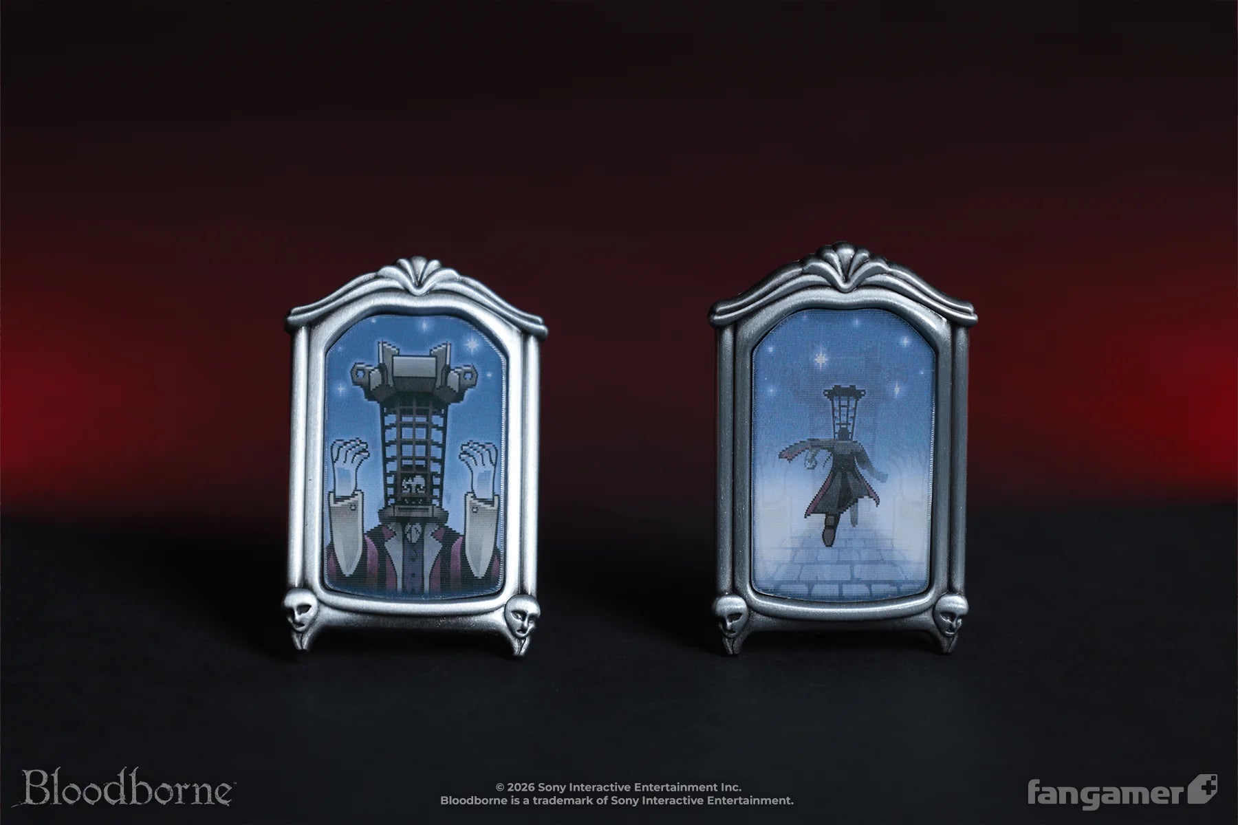 Official Bloodborne No One Catch Us Lenticular Pin