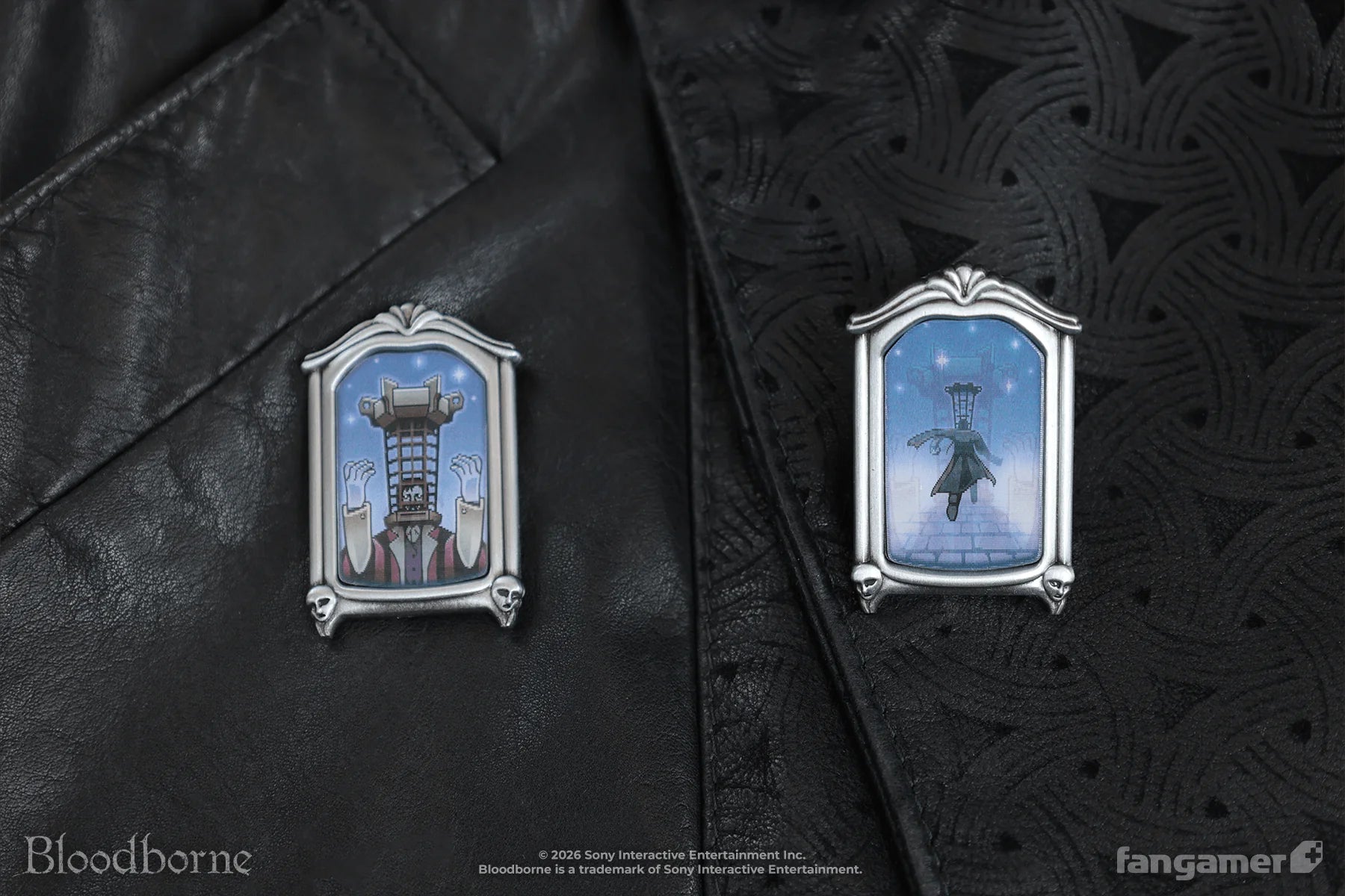 Official Bloodborne No One Catch Us Lenticular Pin