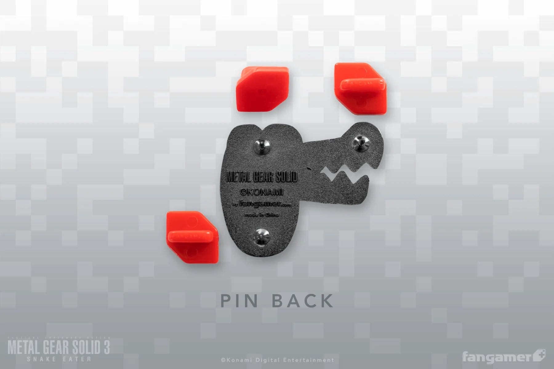 Official Metal Gear Solid 3 Snake Eater: Croc Cap Pin