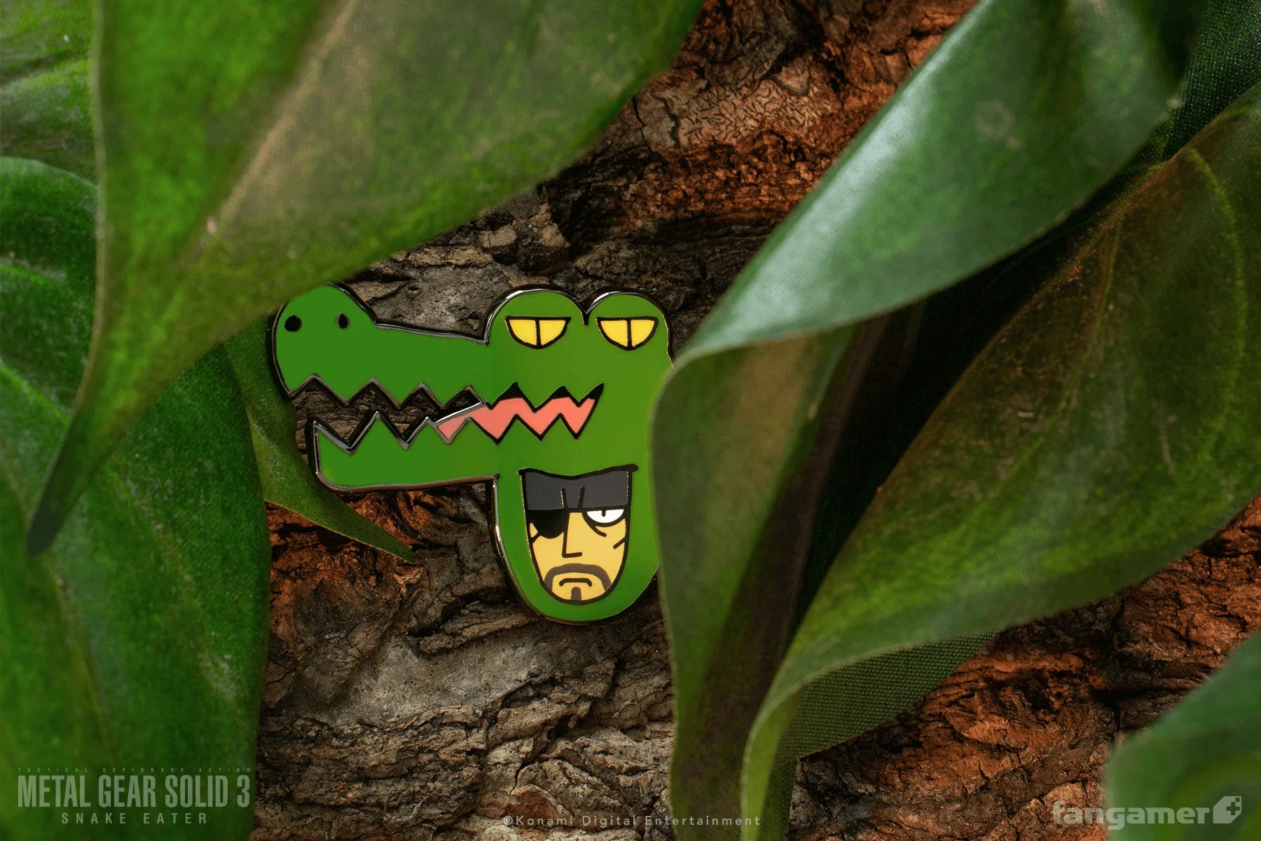 Official Metal Gear Solid 3 Snake Eater: Croc Cap Pin