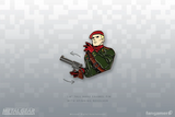 Official Metal Gear Solid 3 Snake Eater: Revolving Ocelot Pin