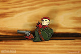 Official Metal Gear Solid 3 Snake Eater: Revolving Ocelot Pin