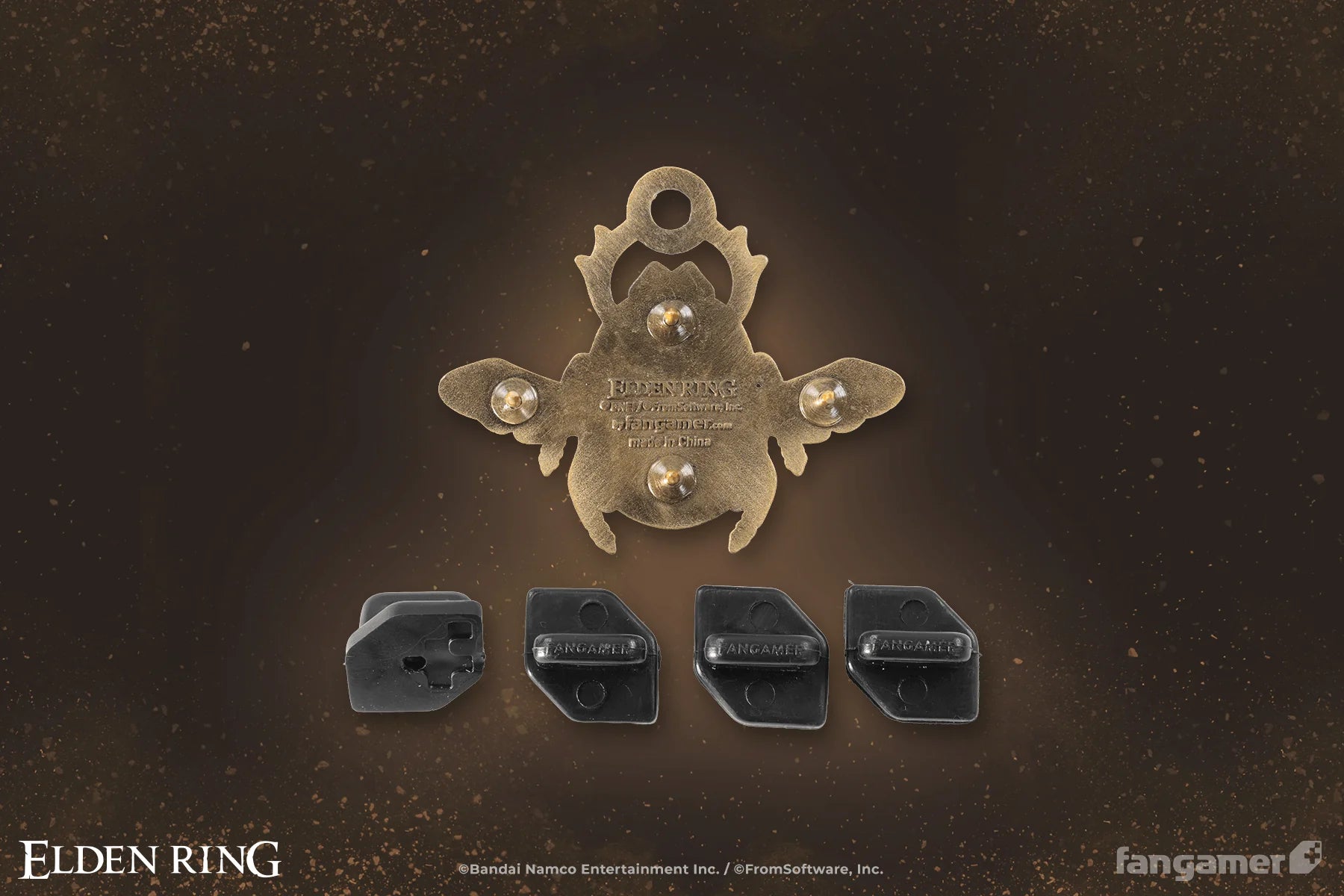 Official Elden Ring Gold Scarab Pin