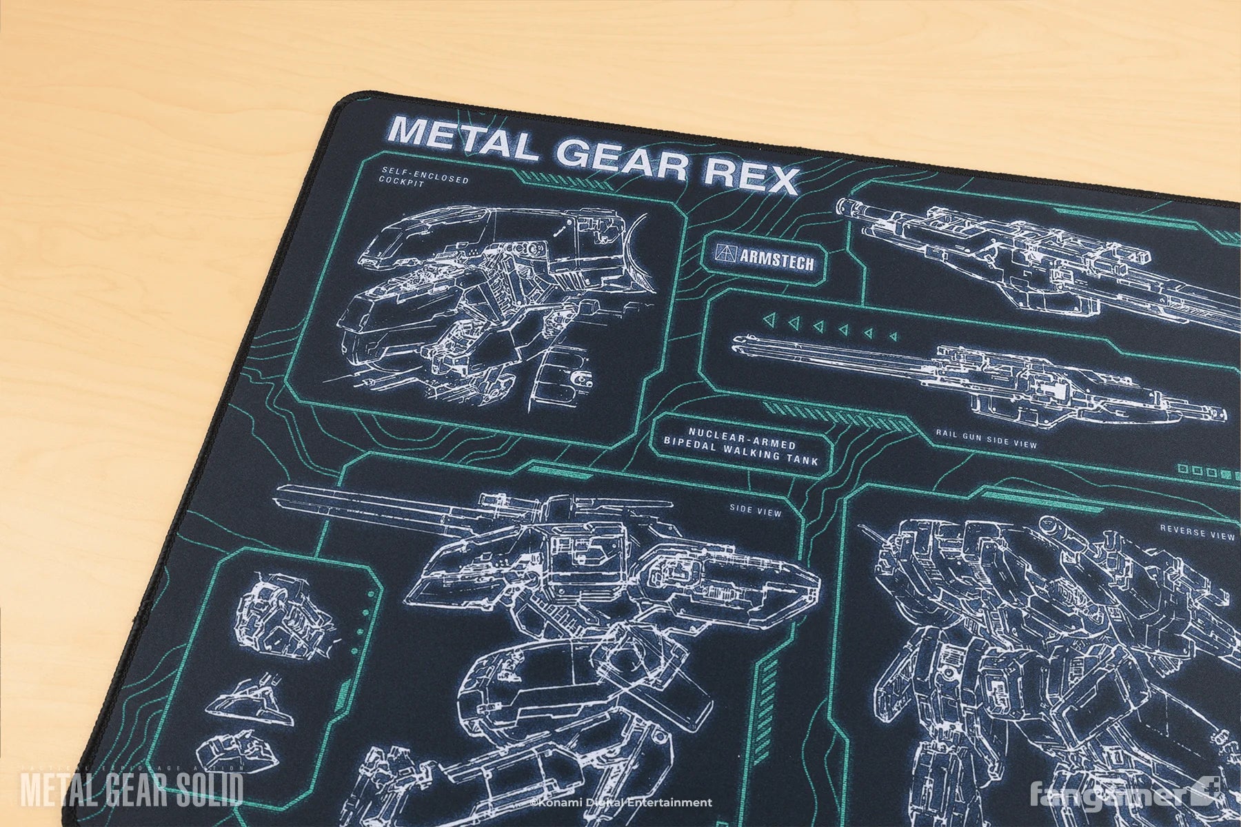 Official Metal Gear Solid Mechanized Desk Mat XL