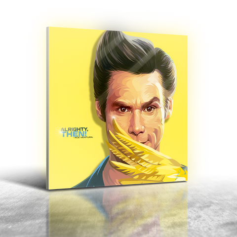 Ace Ventura Frameless Art Painting (30x30cm)