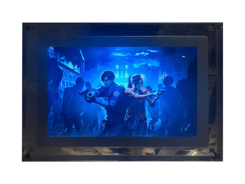 Resident Evil Moving Video Screen Art + Sound (22*12cm)