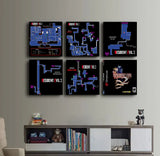 Resident Evil 2 - Map Underground Facility Frameless Arts (50*30 cm)