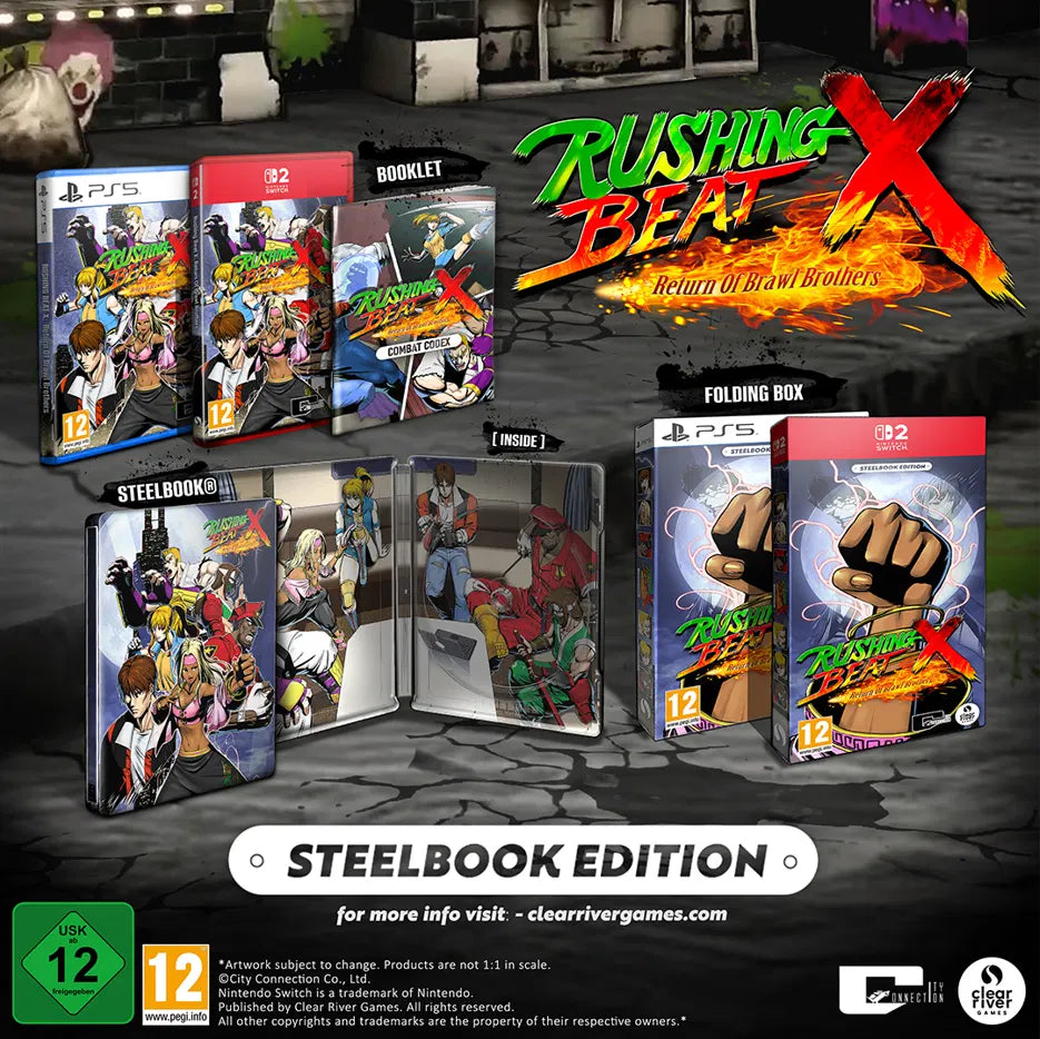 [PS5] RUSHING BEAT X: Return of Brawl Brothers Steelbook Edition R2